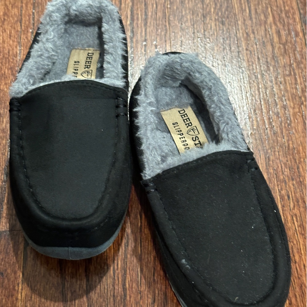 Deer STags Slippers size 12 little boys